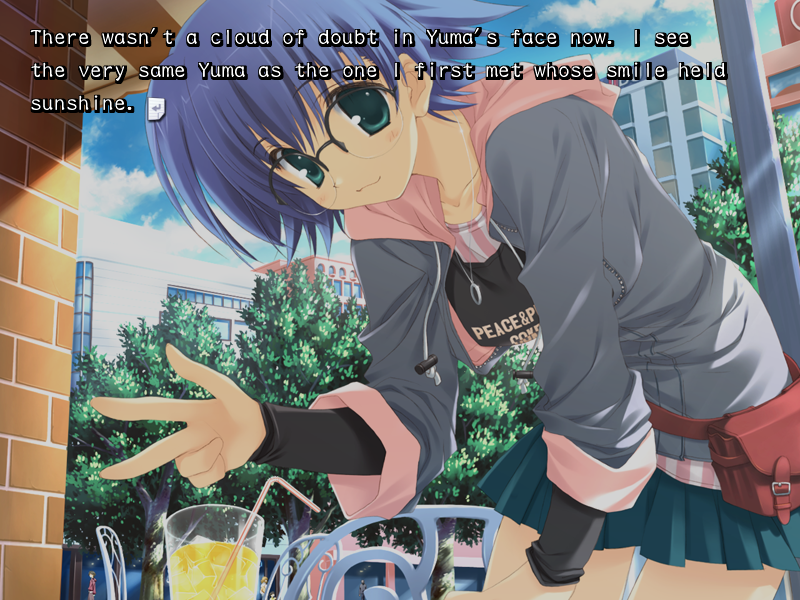 USB_tan's tweet photo. Yuma Route - END! #usb_th2
Oh yes, she's definitely my favourite girl so far. The story progression was a bit strange at times, but her character was the first to captivate me. Love you, Yuma. https://t.co/5yrb3JsoU7