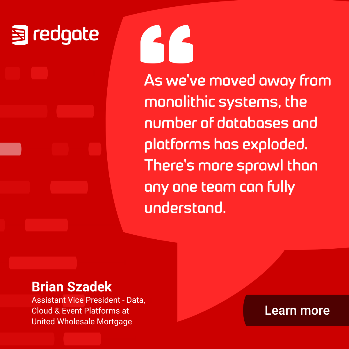 redgate's tweet photo. 36% of finance organizations run four or more database platforms. This complexity isn't a transition phase, but the answer isn't fewer platforms. 

Learn more in the Finance Edition of the 2026 State of the Database Landscape: 
🔗 https://t.co/O9B8qbiXZq

#FinanceTech https://t.co/dgIkSyoeMN