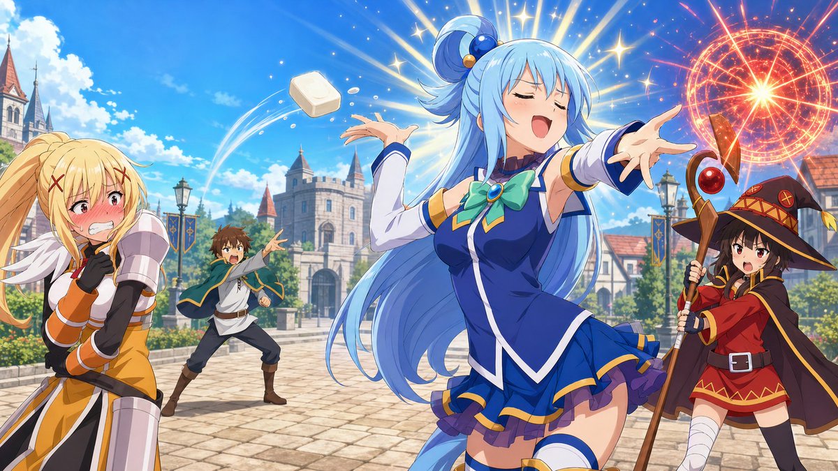 Konosuba Anime Character Dynamics