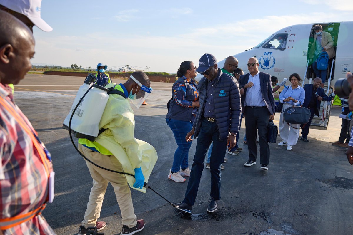 ProfJanabi's tweet photo. Joined our @WHO team on the ground in #Bunia today with my brother @Chikwe_I, as we continue to scale up #Ebola outbreak response.

Proud of the work of our advance team in laying the foundation for the response. With our partners and in support of the government, we’re rapidly expanding critical measures to help contain the virus and protect affected communities.

Together, we will defeat Ebola.