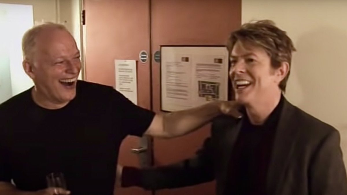 GilmourTour's tweet photo. 42 years ago on this date (1984) @davidgilmour took the #AboutFace tour to @TowerPhilly in Upper Darby, #Pennsylvania & 20 years ago (2006) #DavidGilmour was joined on stage by @DavidBowieReal for his last UK stage performance at the @RoyalAlbertHall during the #OnanIsland tour. https://t.co/Altbnxffbb