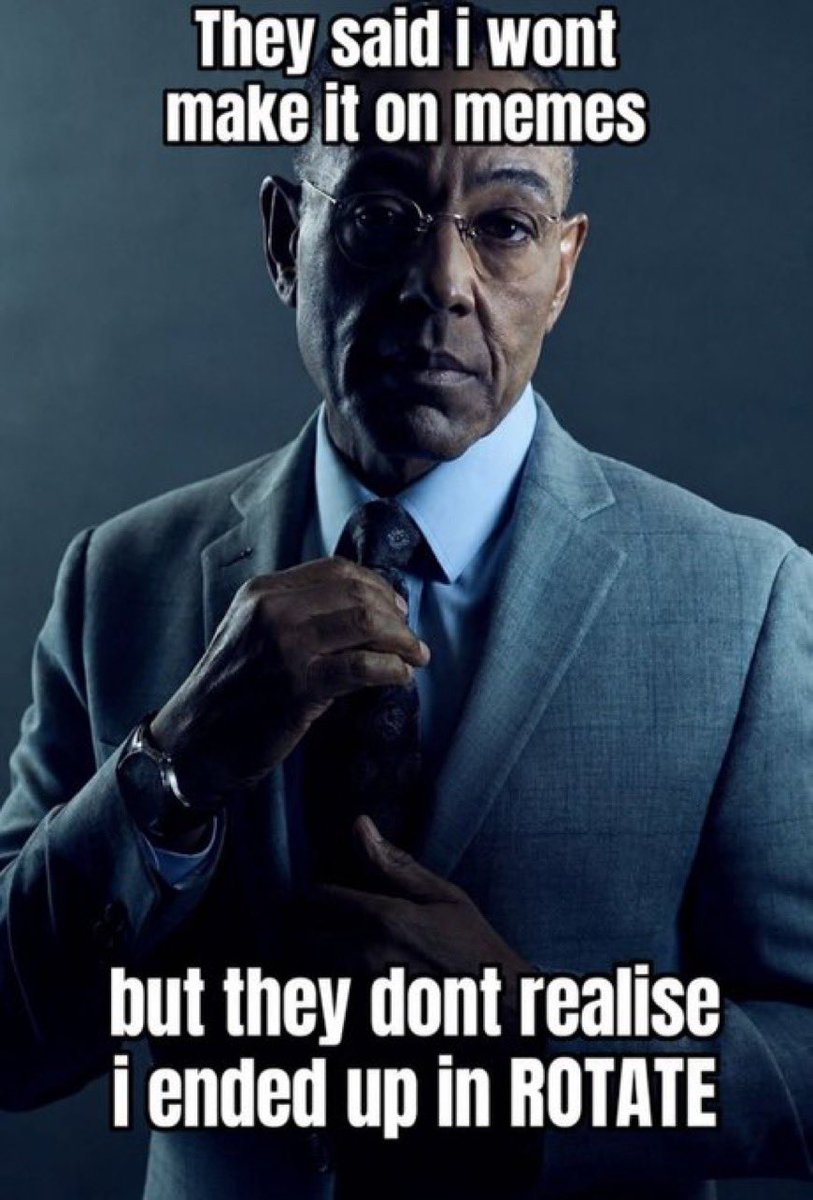 vincejay_sol's tweet photo. Rotate isn’t a coin it’s a lifestyle. 

My therapist said stop rotating narratives… 

I said bet, now I only rotate into $Rotate 😂 https://t.co/DWyWUjKgCf