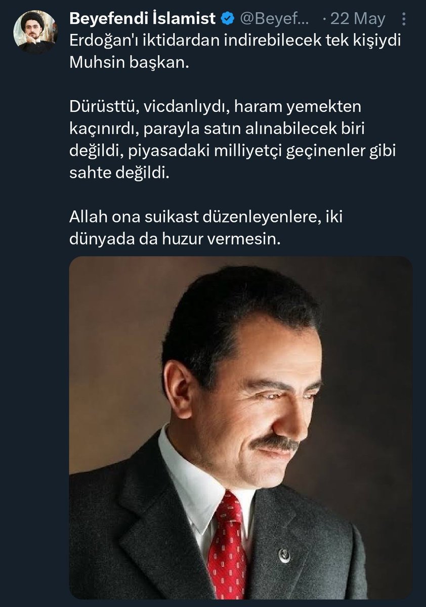SayitOkcu's tweet photo. Muhsin Yazıcıoğlu'da milliyetçi bir müslüman siyasi liderdi. Senin sorunun milliyetçilik değil, Türkler.. 

Türk kelimesini duyduğunuz an içinizde hazımsızlık oluyor. Senin meselen iktidar ve RTE.  Kimin köpeği isen belli et ona göre önüne kemik atalım. https://t.co/CFrmISQ4qJ