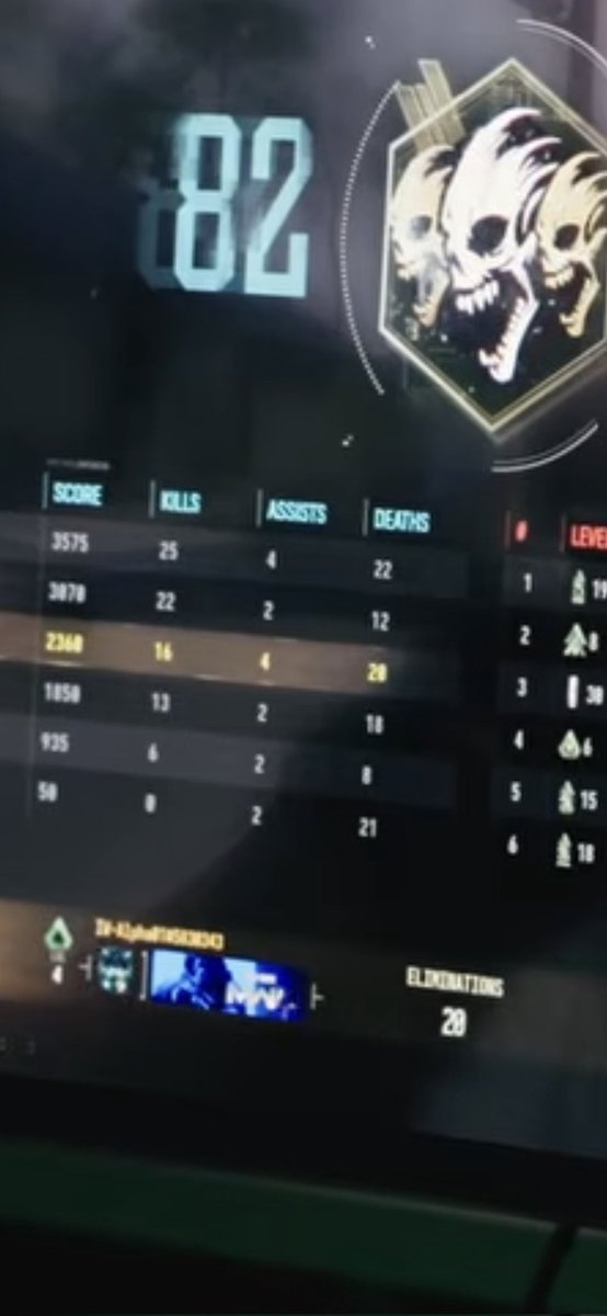 Just4Notis's tweet photo. @darnold2jsn @jim368516378411 @realityuk Seems to be both with kills and assists in the scoreboard and then eliminations when viewing that player. https://t.co/qlxzzgOWxF
