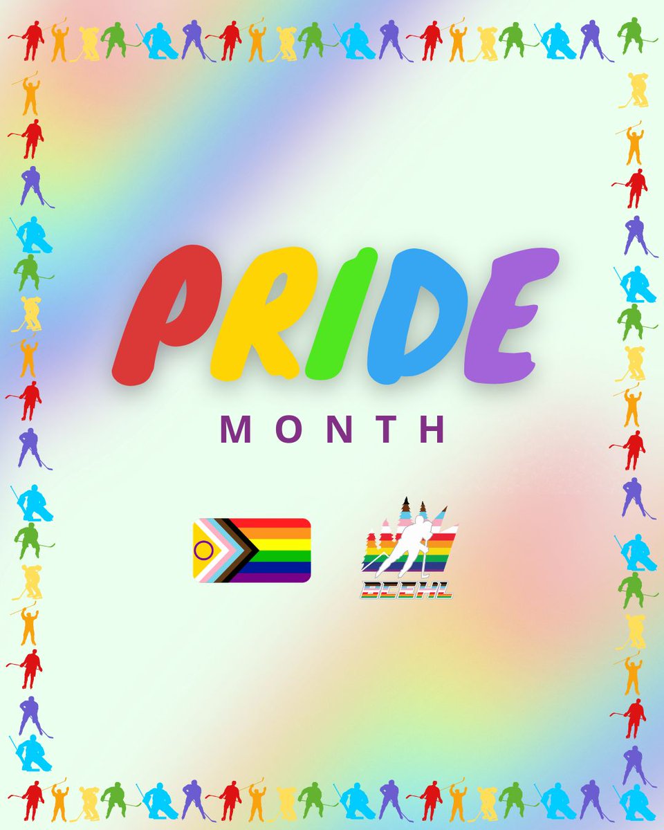 BCEHL's tweet photo. Happy Pride Month!

The BCEHL is proud to support the 2SLGBTQIA+ community and promote an inclusive environment across our game. https://t.co/H91FNV9riT