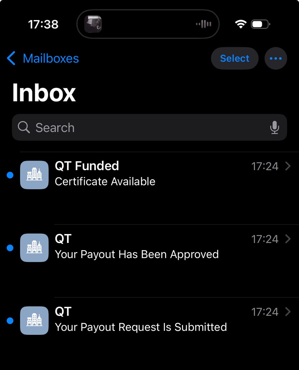 CincoATM's tweet photo. $NQ - Payout secured w/ @qt_cap 

received the live account yesterday, hit a trade and hit a trailed sl in profit

took a 2 days mental break and it was a good thing i feel calm and collected

next week we’ll let them run, happy to be apart of qt cap, payouts approved instantly

good way to end the week, probably gonna start cooking on futures very soon…