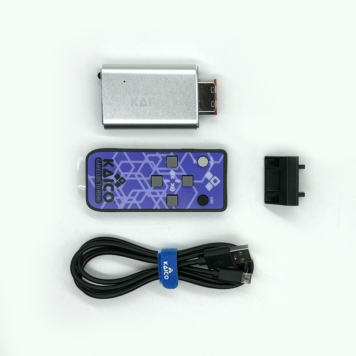 KaicoLabs's tweet photo. Your GameCube deserves better than input lag.

Game mode on your TV helps. A quality HDMI adapter helps more. The difference is noticeable the moment you plug it in.

What are you currently running your GameCube through? https://t.co/yjz3ZOyIIN