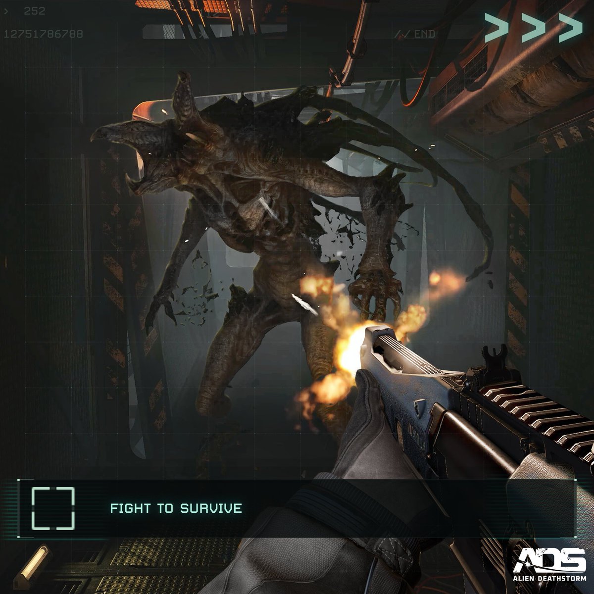 AlienDeathstorm's tweet photo. Alien Deathstorm is coming 2027 to Xbox Game Pass, Xbox Series X|S, Xbox On PC, Xbox Cloud, PC via Steam and PlayStation 5    
// Wishlist now: https://t.co/WhAIphVDeR https://t.co/C2kqgRlY28