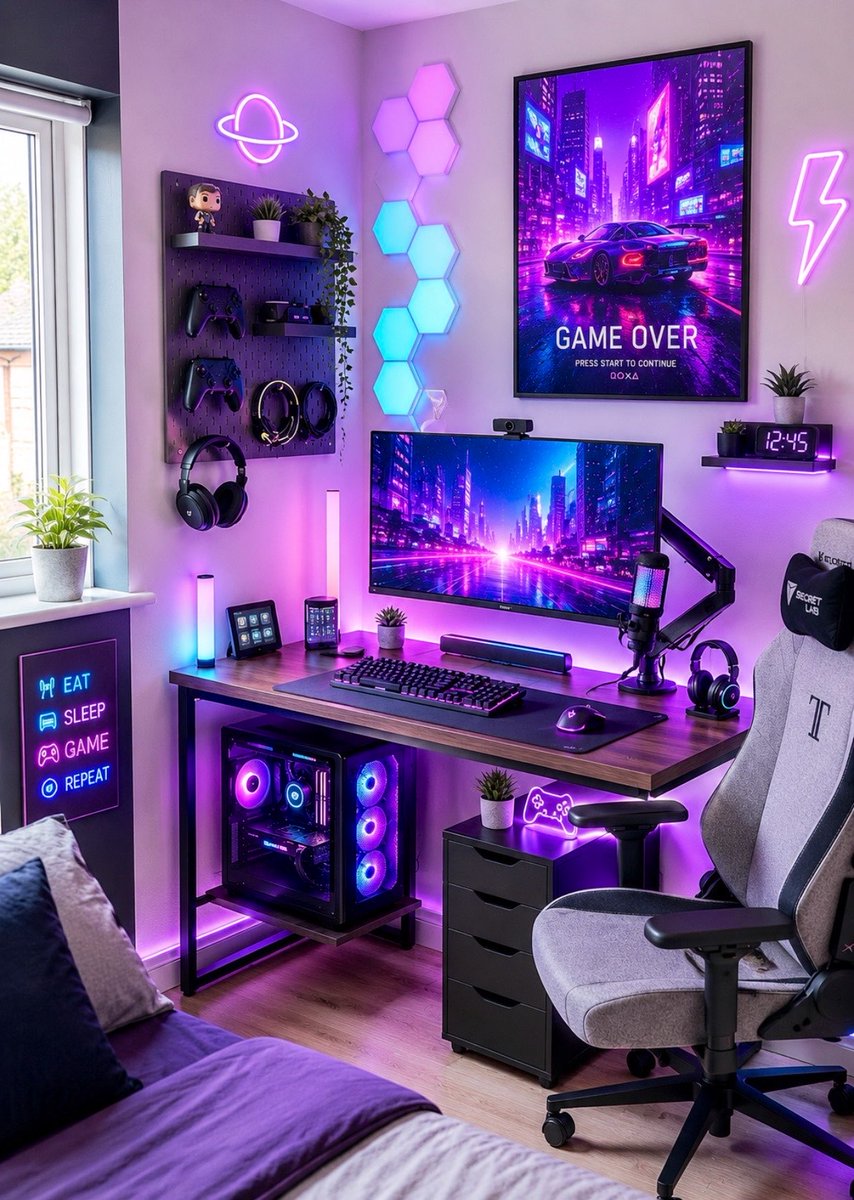 nextlevelgmg's tweet photo. Leave a like for this #desksetup 👾 https://t.co/Eotj6PcwvD