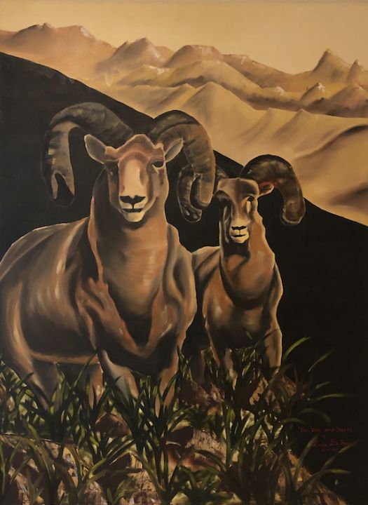 saundersld's tweet photo. Art of the Day! "Aries Companions". Buy at: https://t.co/fDfuERQHo5 https://t.co/6efvGp8DOS