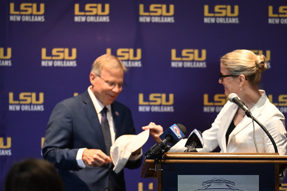 PrivateerSports's tweet photo. Remembering our past and building for our future!

A few photos from Dr. Giorlando's press conference yesterday courtesy of @ParkerWaters !

#NOLAsTeam ⚔ https://t.co/4HBpzOjZrd