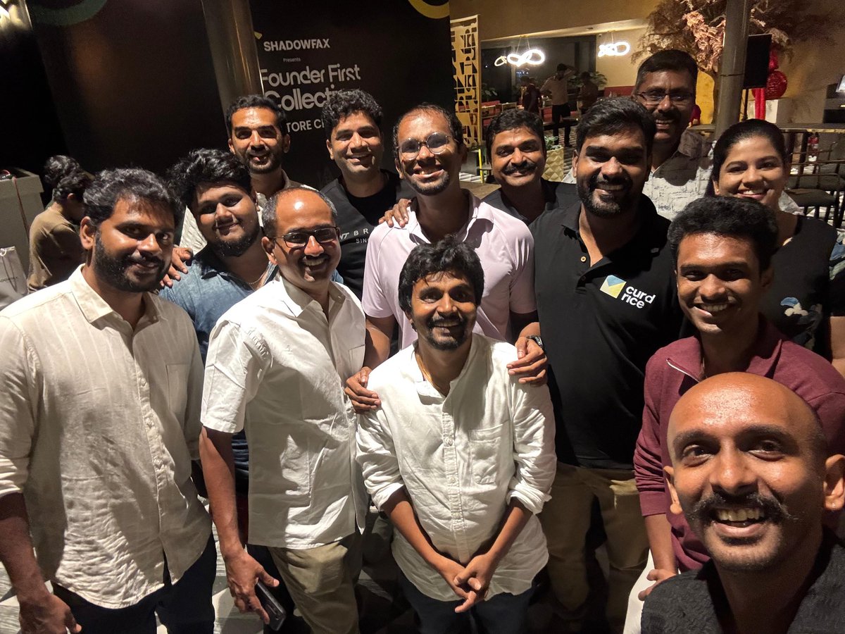 saarjuna's tweet photo. Entrepreneurs of Coimbatore.. Nice meeting you all again .. some of the Founders Lakshmi Krishna Naturals mohan, the toddlers thing ashwanth,@jaak_ash pouti kadai , preethi maternity wear , bargav, Aravinth Oorla https://t.co/utzl26BHIh
