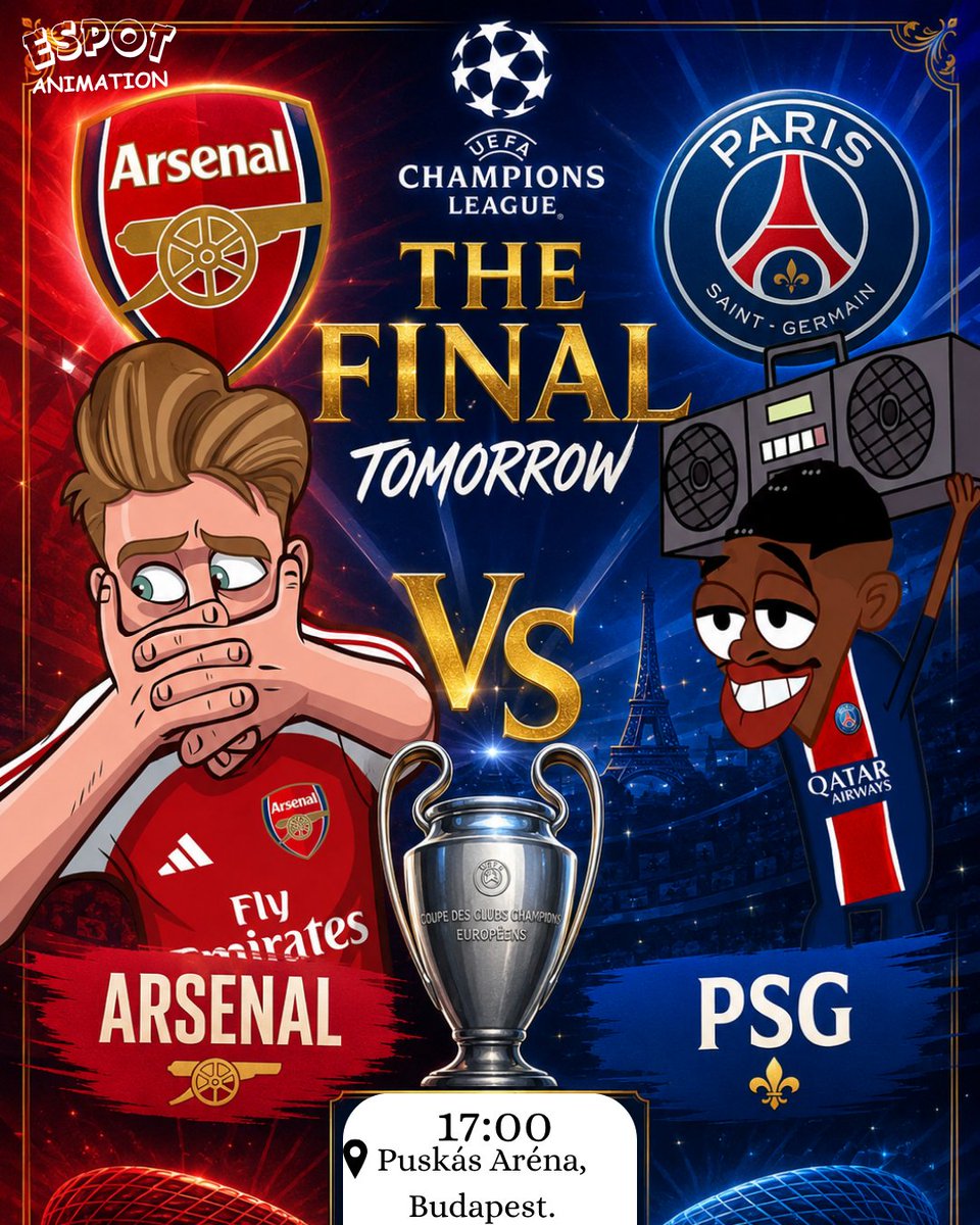 Am_NORBERT's tweet photo. DROP YOUR PREDICTIONS 🔥🔥 
 mine is 
ARSENAL 0-2 PSG 😅 
#championsleague https://t.co/IthZ4OqnEQ