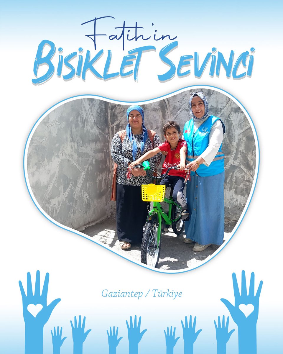 uzatelinide's tweet photo. Tebessüme Vesile Olmak

Yetim çocukların yüzünde tebessüm olmaya devam eden yardım çalışmalarımıza bir yenisi daha eklendi. Hayırseverimiz Kevser Hanım’ın destekleriyle, uzun zamandır annesinden bisiklet isteyen Fatih’in hayali gerçeğe dönüştü. https://t.co/SP0zzMyADS