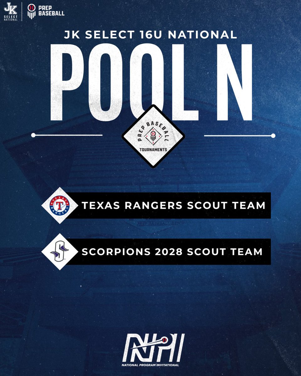 JKselectNat's tweet photo. 𝗣𝗕𝗥 𝗡𝗣𝗜 𝗣𝗢𝗢𝗟 𝗥𝗘𝗟𝗘𝗔𝗦𝗘𝗦 👀🏆

Check out the pools for all of our national teams in the PBR NPI! @prepbaseball @PBTourney @JKselectBSB 

#JKselect | #NPI https://t.co/HWPUJaWs1K