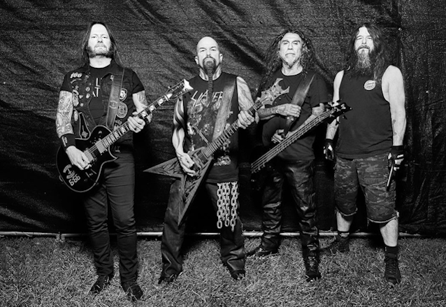 BLABBERMOUTHNET's tweet photo. SLAYER Announces Fall 2026 'Reign In Blood' 40th-Anniversary Latin American Tour https://t.co/M57sXeHj4f https://t.co/um2merJ56d