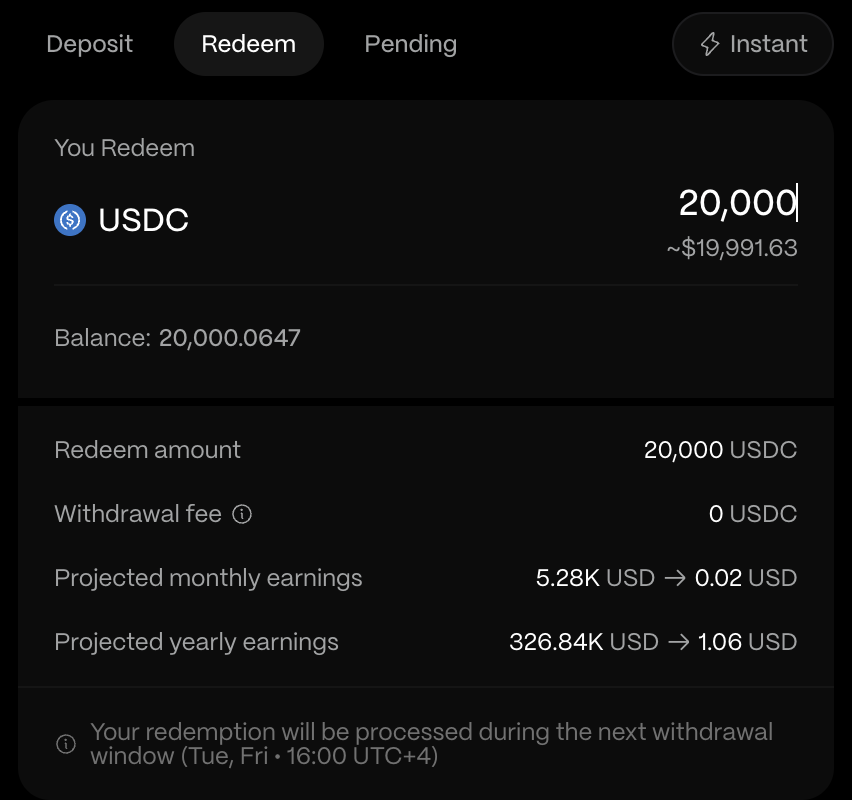RiverRyan's tweet photo. My predicted earnings on my 20k deposit -

➡️ $5k a month
➡️ $326k a year

Not sure this adds up but I'd take it

FYI - The @ExponentFinance @onrefinance Growth Vault is almost full https://t.co/UA0vENCxlW