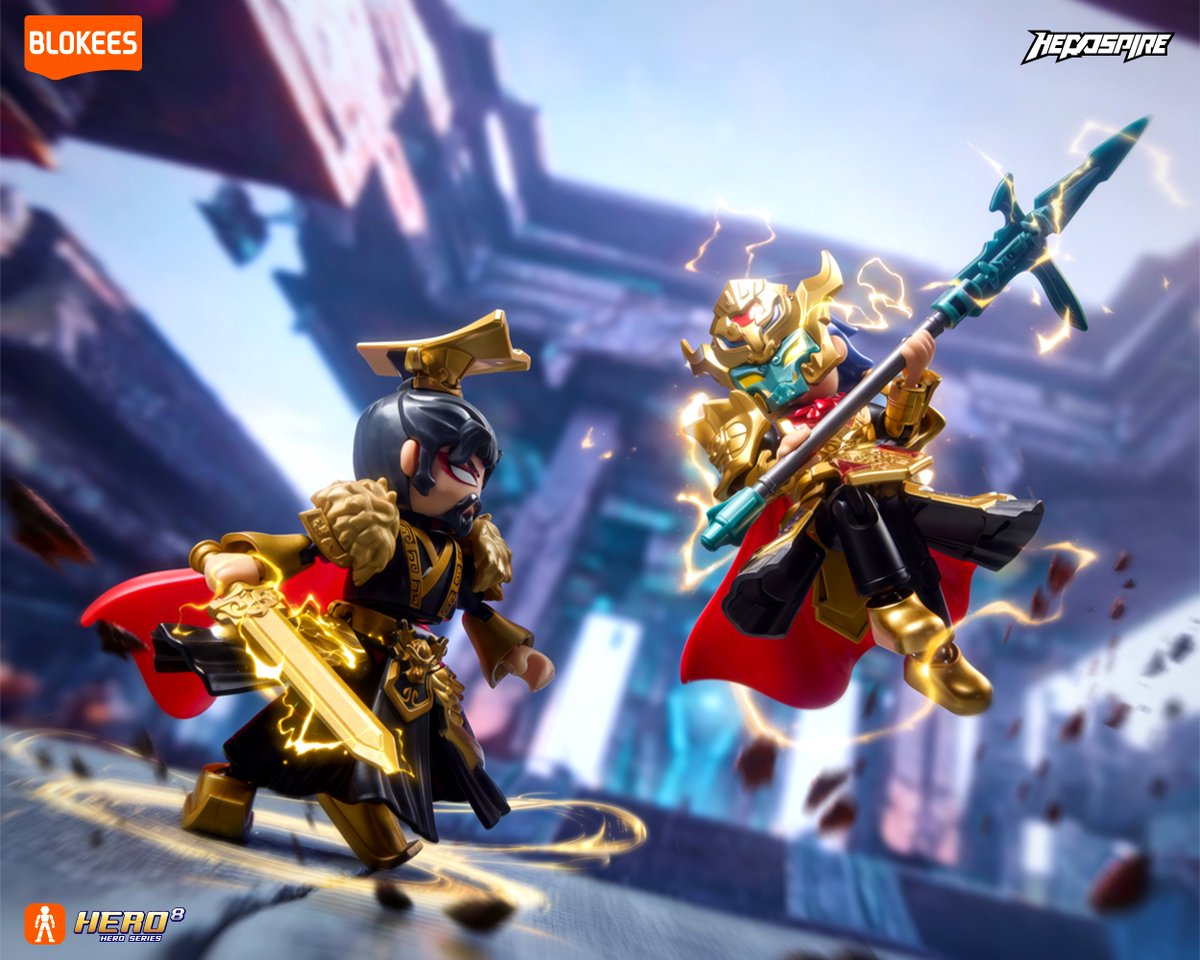 BlokeesUS's tweet photo. Blokees Herospire-Warrior Version 10 – Chu &amp; Han Saga has arrived!

A legendary moment that shaped an era — where alliances, ambition, and destiny collide.

#Blokees #BlokeesHerospire #Herospire #Modelkits https://t.co/U00fgQK07a