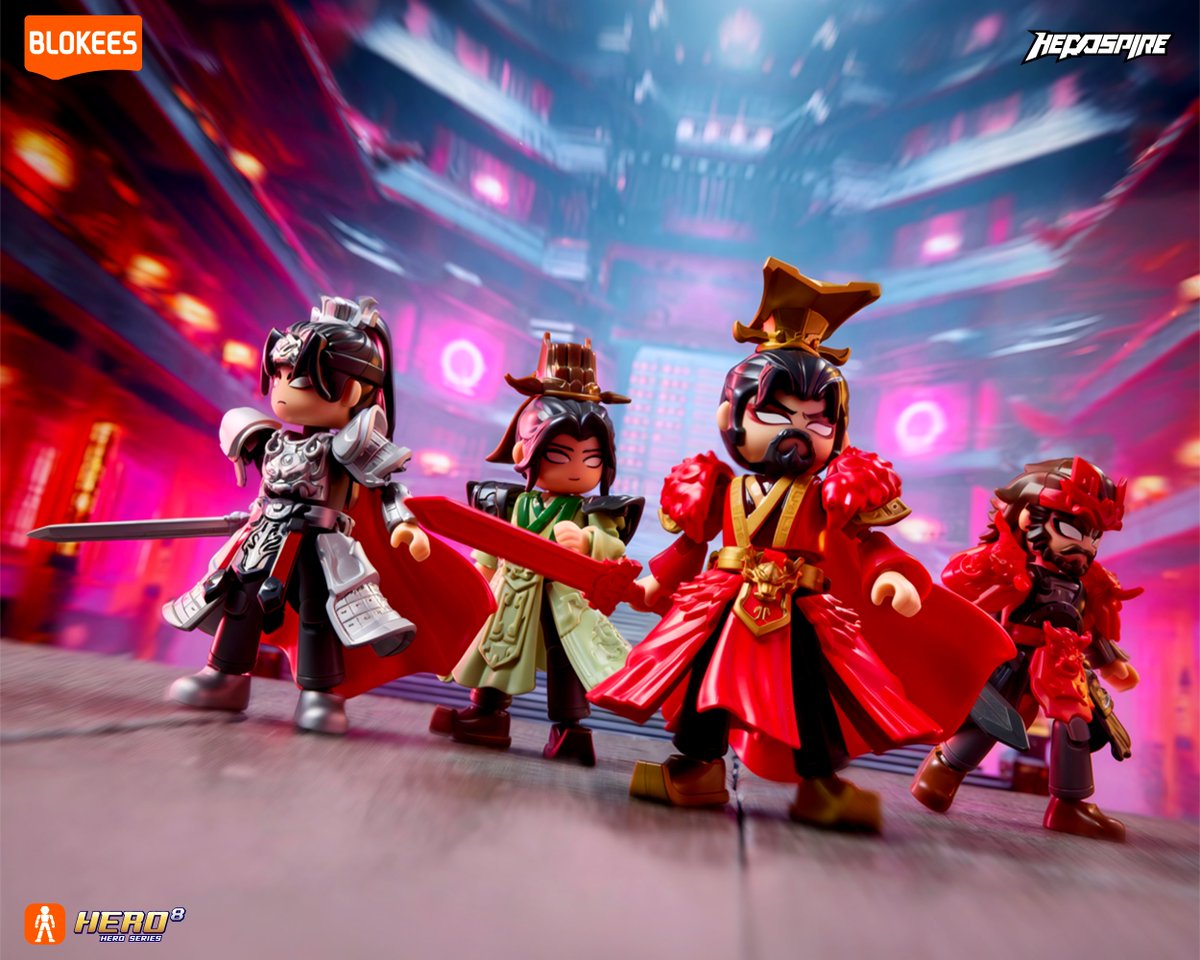 BlokeesUS's tweet photo. Blokees Herospire-Warrior Version 10 – Chu &amp; Han Saga has arrived!

A legendary moment that shaped an era — where alliances, ambition, and destiny collide.

#Blokees #BlokeesHerospire #Herospire #Modelkits https://t.co/U00fgQK07a
