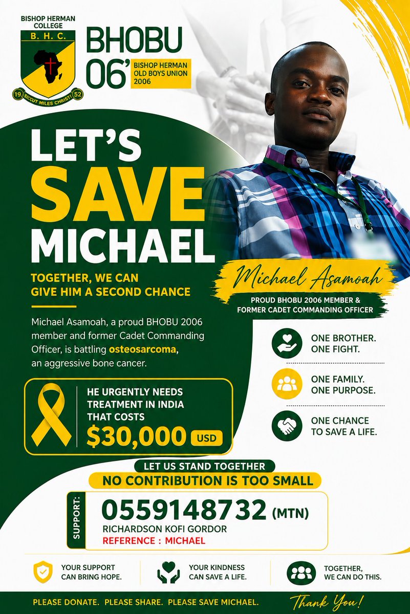 geenaeus's tweet photo. 50ghc for Michael. Please. We can do this. Help save Michael's life.  🙏🏽🙏🏽🙏🏽 https://t.co/8BHHTTizs2