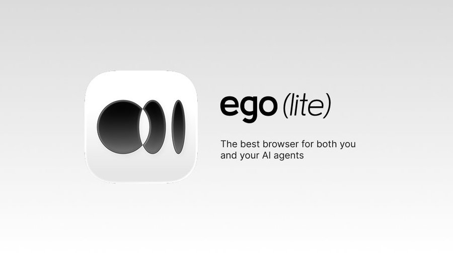 GesoraMeshack's tweet photo. Most AI browser demos still break the second things get real.

Tabs collide.
Sessions die.
Agents lose context halfway through a workflow.

ego lite is the first browser I’ve seen that actually feels built for agents instead of forcing agents into a browser that was never designed for them.

Your tabs stay yours.
Agents run in parallel inside their own Spaces.
And tasks finish faster using fewer tokens.

Here’s why I think this matters 👇