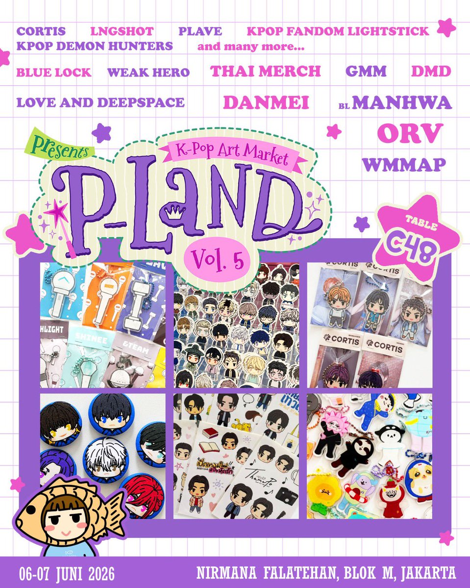 gotintoon's tweet photo. Catalogue for #PLANDVol5
(1/6)
⭐️✨
Cortis, LNGSHOT, Plave, Kpop Demon Hunter, Kpop Fandom Lightstick Merch
Thai Merch, GMM, DMD
BL Manhwa, Danmei,
ORV, LADS, Blue Lock, Weak Hero

GOTINTOON - C48
🗓️ 6–7 June 2026
📍 Nirmala Falatehan

#PLAND #PLANDArtMarket #plandvol5_catalogue https://t.co/W9nqlRRdWx