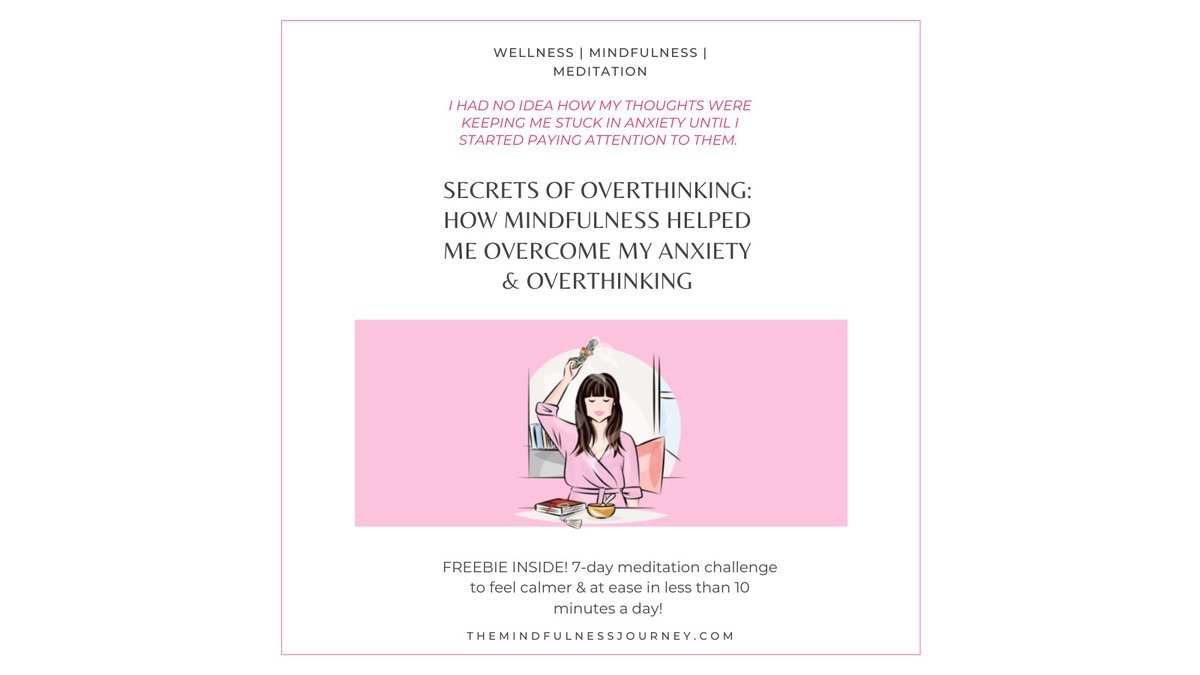 CGethons's tweet photo. Secrets of Overthinking: How Mindfulness Helped Me Overcome My Anxiety &amp; Overthinking https://t.co/1pWeTqGFWq https://t.co/xIALzjFsN7