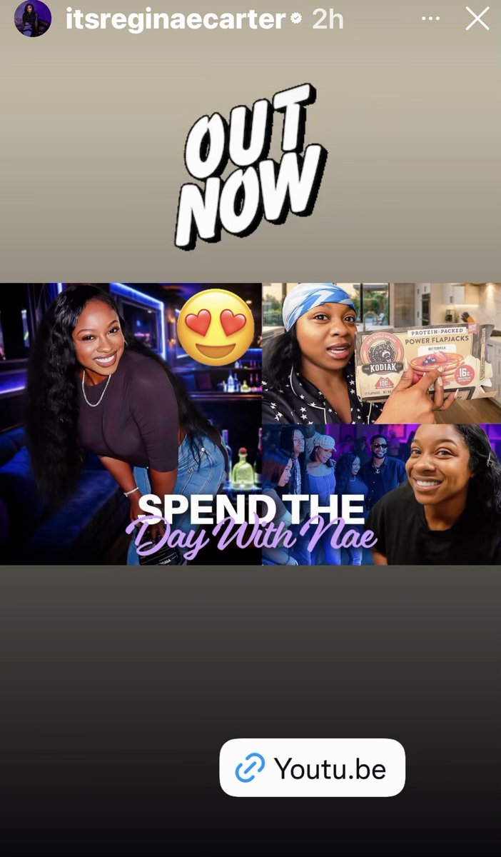 Nola318_504's tweet photo. ‼️CHECK OUT NEW VIDEO ! #ReginaeCarrter 
@Iammisscarter1 

https://t.co/NO812QQJ8N https://t.co/NY7UlBopVO