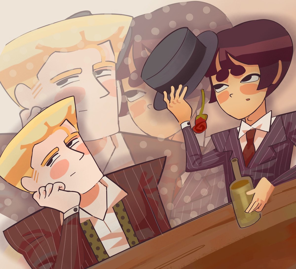purine310764's tweet photo. Day 4 of Gerpan week. I'll try to announce the rest tomorrow #gerpanweek #hetalia https://t.co/0QKrrcz93j
