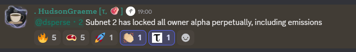 CryptoZPunisher's tweet photo. Bittensor >> Conviction

Subnet 2: DSperse
@inference_labs 

No talk. No excuses.

Just action.

Full support to the owners who lock their alpha. https://t.co/Fch1zJimbM