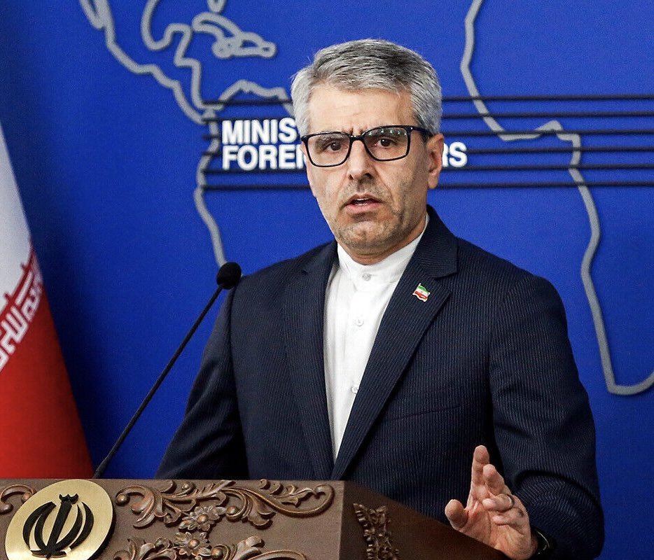 thenewregion's tweet photo. Iran on Friday said messages are still being exchanged with Washington, “but no final understanding has been reached,” after US President Donald Trump said the US will lift its naval blockade on Iranian ports and laid out a set of conditions that must be met to advance toward a deal

“We must see in practice whether they will really act on this statement or if it is merely a propaganda claim. If they do this, it means actually stopping the wrongful act they started a few weeks ago and should not have committed from the start,” foreign ministry spokesperson Esmail Baghaei said