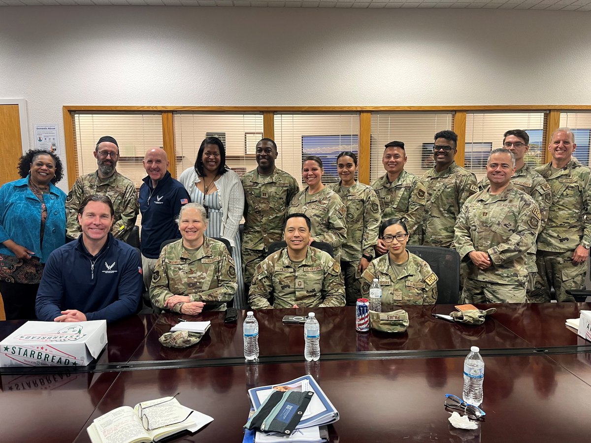 AFASHQ's tweet photo. Our CEO, Maj. Gen. (Ret.) Ed Thomas, &amp; CDO, Packy Lyden, spent time with the incredible team at Travis Air Force Base. Last year, AFAS provided over $230K in support to @Travis60AMW
 Airmen &amp; families. We're proud to work alongside these dedicated leaders. https://t.co/PPtaYfNuzY https://t.co/xGFYQzU3h2