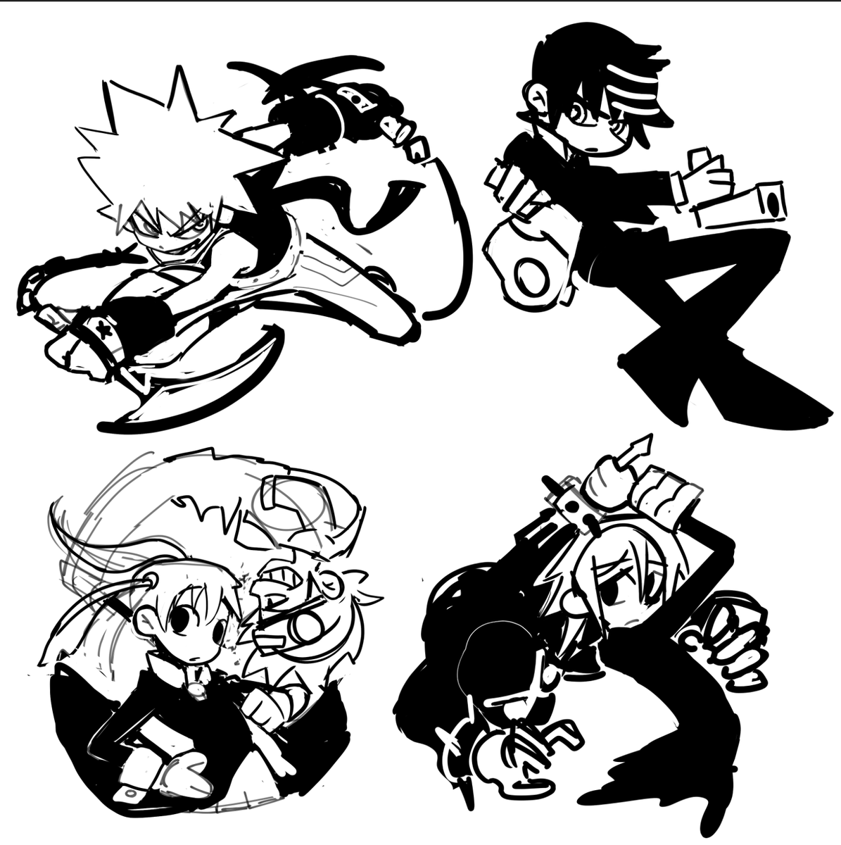 _delucart's tweet photo. wip Keychains #souleater https://t.co/23fWa2mtH4