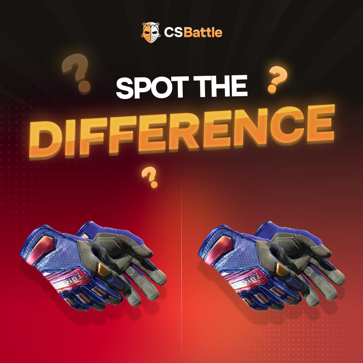 CsBattleCom's tweet photo. Can you spot the difference?    

The first person to answer correctly will win some balance!🔥 

Follow and RT for a chance to win some balance!🎁 https://t.co/f4VcTC7T8F