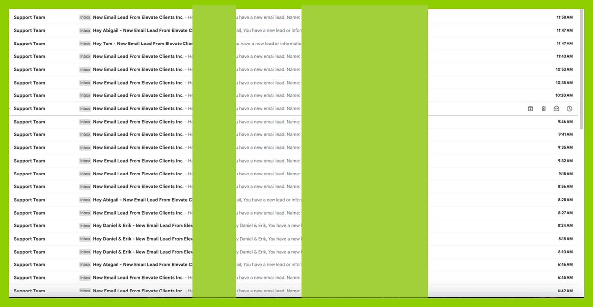 systemswithjay's tweet photo. 22 leads generated via email before noon https://t.co/52eYyRQaww
