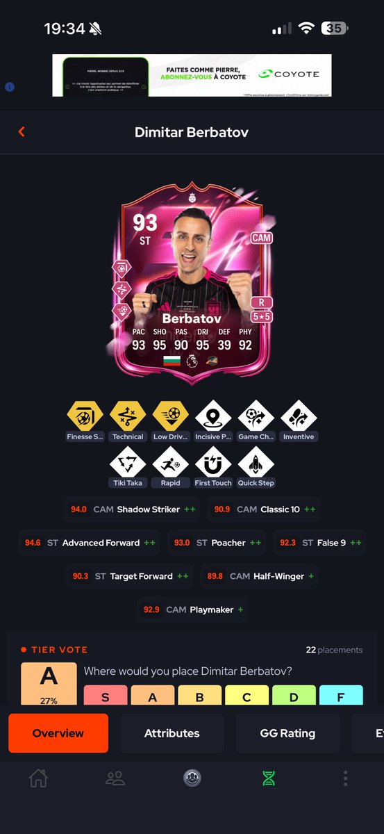 redssfn's tweet photo. Les gars si je fais cette évolution et que le joueur évolue est-ce que ça va lui enlever des play style ou de la note ? https://t.co/kKkZstpmDZ