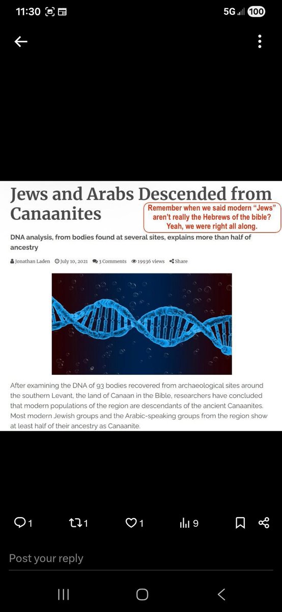 FourteenWhiskey's tweet photo. @ouradamicrace @Mama2Homeschool This was taught by Christian Identity pastors and Bible teachers long before "DNA" was a household term.  I wonder what else they were right about ����? https://t.co/4WQ6Usb0GC