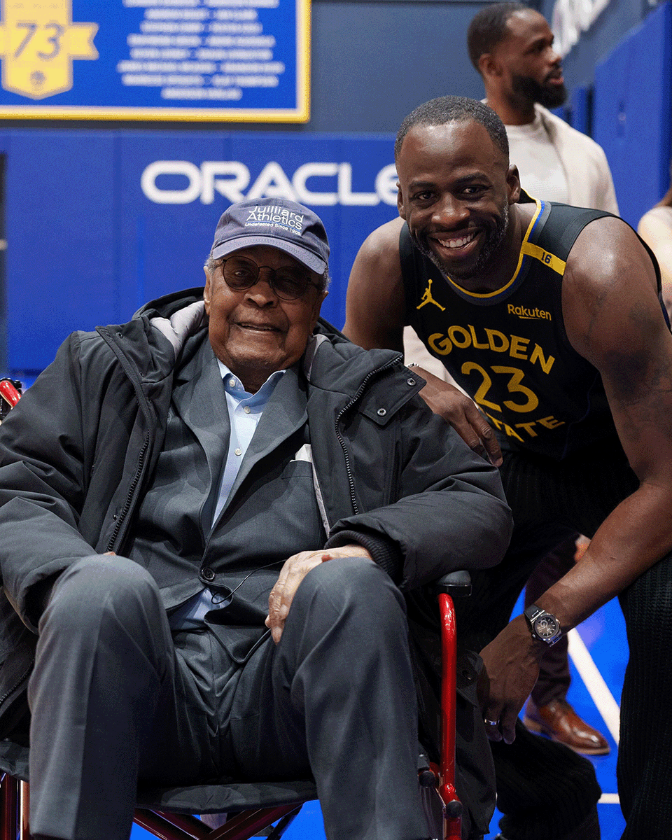 DubsCommunity's tweet photo. Last year, we had the profound honor of celebrating Dr. Clarence B. Jones at Chase Center, recognizing his monumental impact on the civil rights movement as a trusted friend, draft speechwriter, and strategic adviser to Dr. Martin Luther King Jr.

We are deeply saddened by his passing. Dr. Jones didn't just witness history; he helped write it. His words shaped a movement, his presence touched our organization, and his towering legacy will forever inspire the work we do both on and off the court.