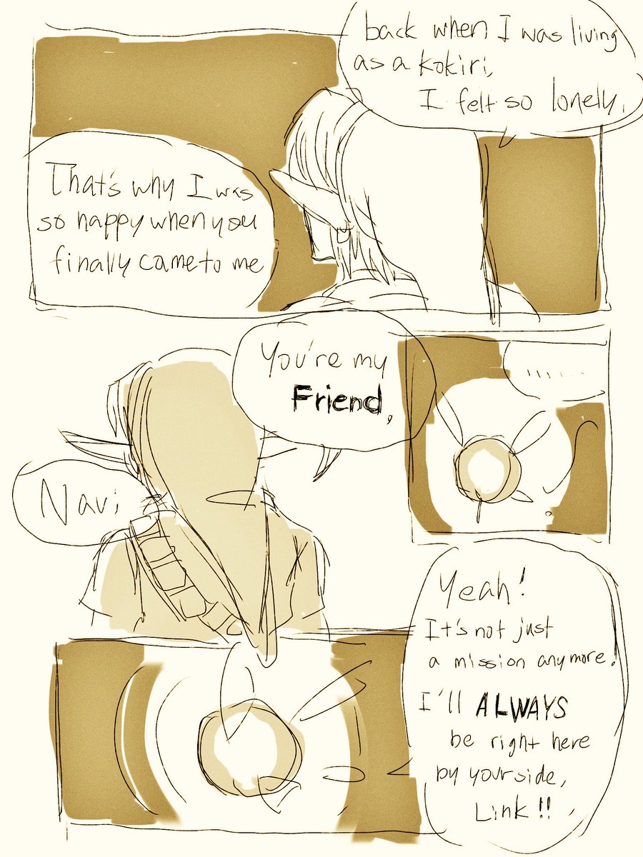 yamato_3284tloz's tweet photo. It's a bit messy and hard to read, but I drew a short comic

とても雑だけど漫画
喋らせるの違和感あって英語ならできるかも、とやったので日本語じゃなくてすみません https://t.co/tn7qfceXZS