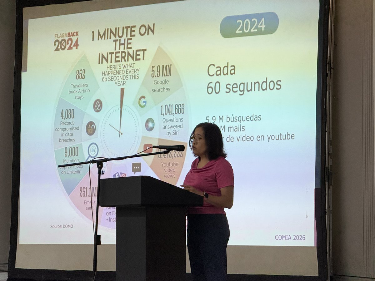 smia_mx's tweet photo. Agradecemos al Dra. Karina Figueroa, de la @UMSNH, por mostrarnos cómo trabajan los motores de búsqueda con #IA y los retos en cuanto a la recuperación de información y la detección de portales fake creados con #inteligenca artificial.
Conferencista Magistral de #COMIA2026 https://t.co/PQeIDlynUF