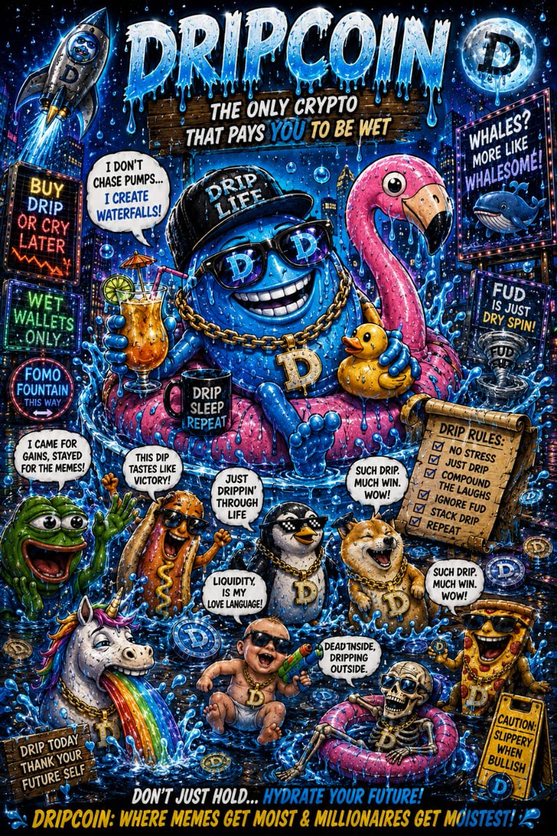 Defi_babygirl's tweet photo. They said stop wasting money on meme coins.
Me 2 weeks later: "Who's paying the bills now?" ๐
#dripcoin+@DripcoinNL
My submission in the meme contest https://t.co/bn3xdJ1kcn