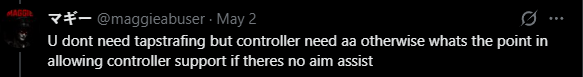 IyMango's tweet photo. @mygamesir yeah yeah roller need aa just aim train @maggieabuser https://t.co/gE6lbEOaGI