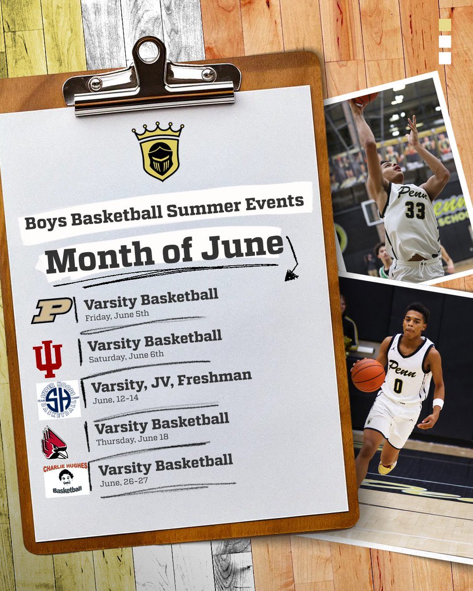 Pennboyshoops's tweet photo. June is here and the Kingsmen are ready to hit the road. Here’s our summer run schedule. https://t.co/r54GmPdRMw