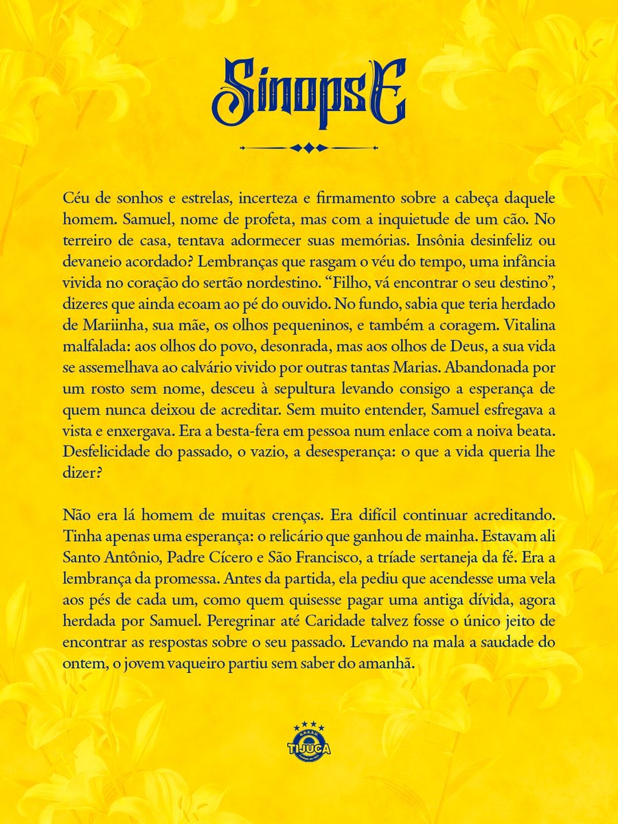 aninhatjk's tweet photo. Sinopse da Tijuca. Ainda estamos encantados com a beleza desse texto. 💛💙 https://t.co/K6n6Cg1xAR