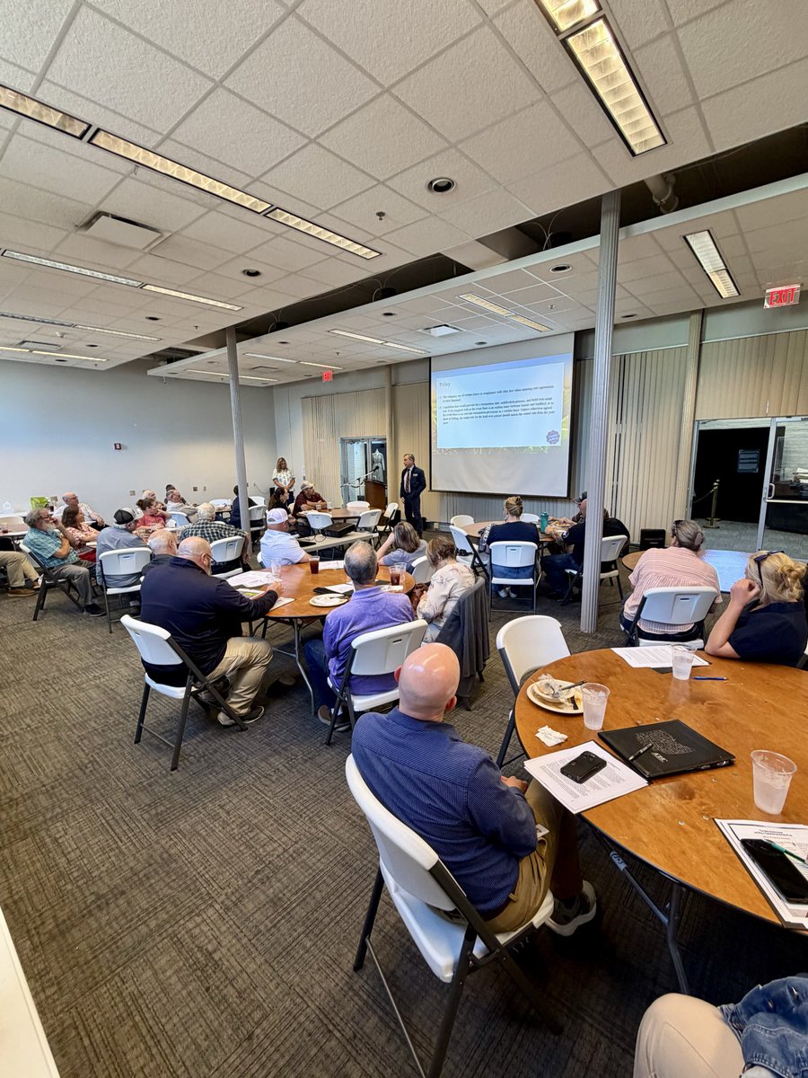 RepMikeCarey's tweet photo. It was great to join members of the Clark County Farm Bureau at their Policy Development Resource Meeting last night. We talked about the House's work to pass year-round E15 and advance a new Farm Bill, and the importance of getting both across the finish line to provide certainty for farmers, fuel producers, and consumers.

Ohio agriculture helps drive our economy, and hearing directly from those who grow our food and fuel is critical as Congress works through these issues. Thank you to everyone who took the time to share their perspective.