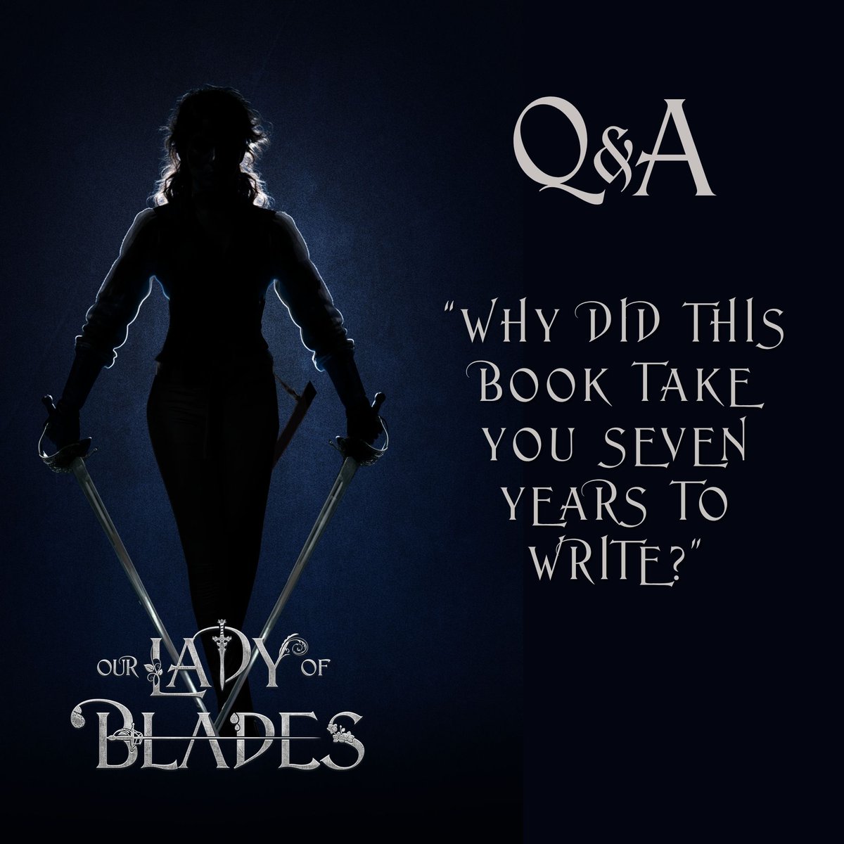 decastell's tweet photo. It took me 7 years to master the craft for "Our Lady of Blades." Now, I can weave character secrets into a story that flows naturally while keeping twists surprising! 📚✨ #BookTalk #AmWriting https://t.co/xv7eI6PRhV