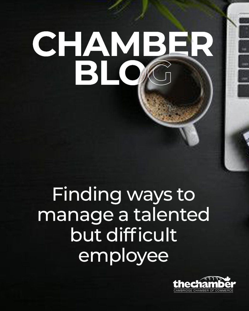 My_Chamber's tweet photo. When a highly skilled employee is difficult to work with it can negatively affect team morale and productivity. But there are different approaches to take using thoughtful strategies to manage the situation while protecting the work environment. Click: https://t.co/4zs85M9JwJ https://t.co/LkpQpJJX9Q