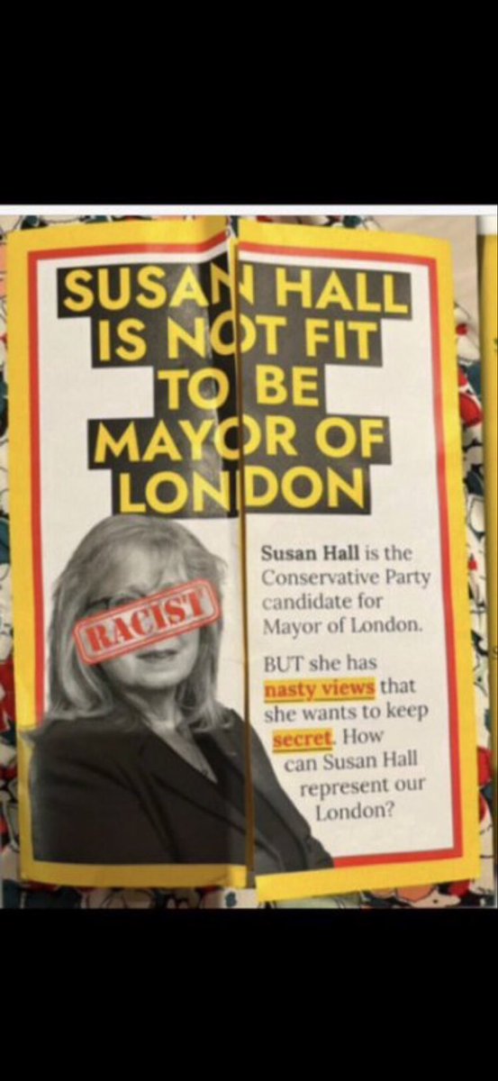 Chishol92148373's tweet photo. Look what @Councillorsuzie has had to deal with 

Hope not Hate Nick Lowles  - who knows Sadiq Khan quite well 

20,000 leaflets distributed, words cannot express how sick this makes me feel 
Women were targeted for supporting Susan Hall &amp; even had to set up women’s safety groups https://t.co/NzXawOcvRA