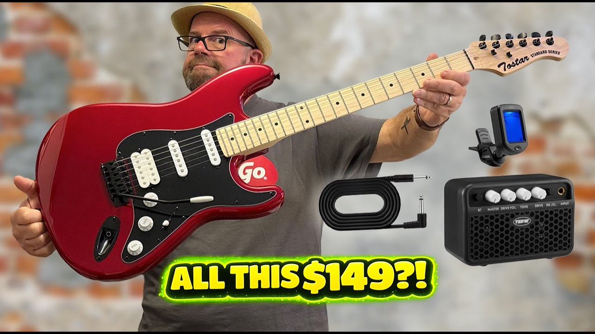 VaporTrailCh's tweet photo. Check out my latest with a very nice guitar from Tostar, that’s only $149! Check the link: This $149 Guitar Comes With EVERYTHING?! Tosar Standard
https://t.co/RSDWaFvi7t https://t.co/7WFerB0o5b