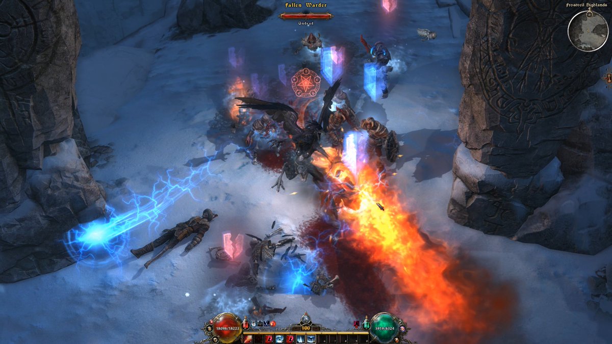 GrimDawn's tweet photo. The line between man and beast blurs in Fangs of Asterkarn

The new Berserker mastery brings a raw, unstoppable force to the battlefield so gear up and prepare for the largest expansion in Grim Dawn history!

Mark your calendars: July 23rd, 2026 https://t.co/ElAwE0rfXr